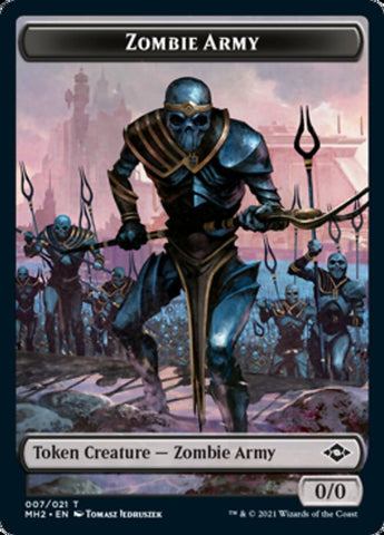 Thopter Token // Zombie Army Token [Modern Horizons 2 Tokens]
