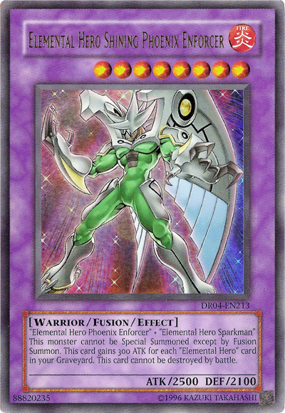 Elemental HERO Shining Phoenix Enforcer [DR04-EN213] Ultra Rare