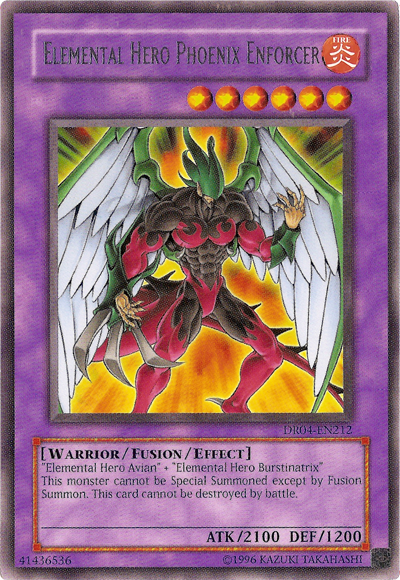 Elemental Hero Phoenix Enforcer [DR04-EN212] Rare